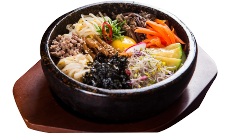 Beef Bulgogi Stone Pot Bibimbap 韓式烤牛肉石鍋拌飯