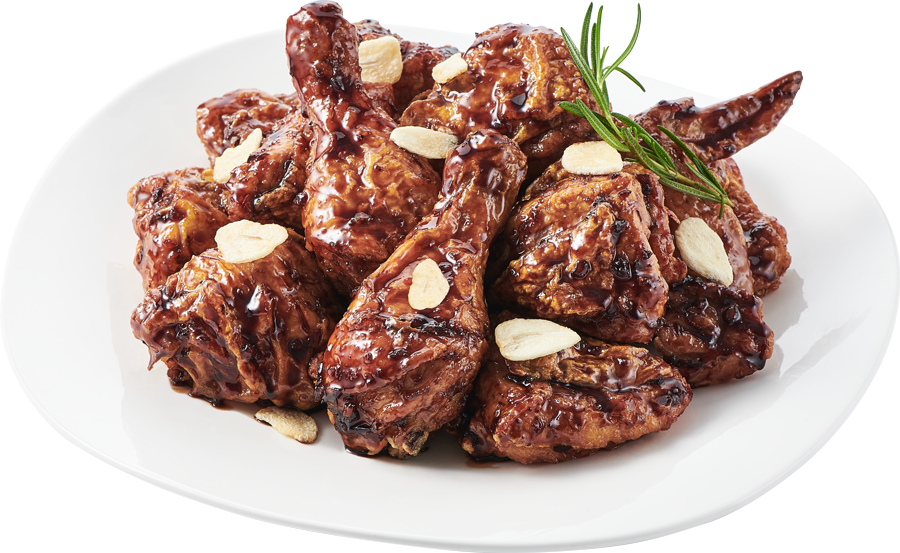 BLACK AGLIO CHICKEN / 秘製黑炸雞