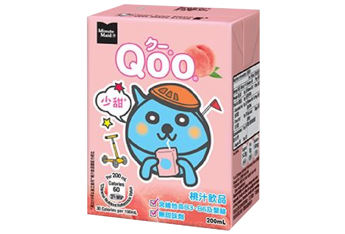 Q'oo Peach Juice 桃味Q'oo